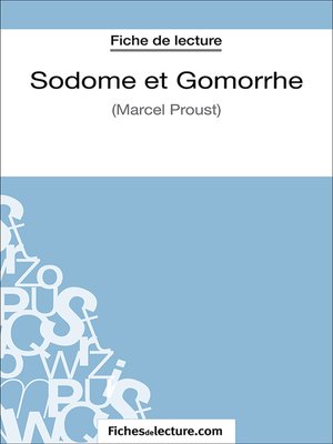 cover image of Sodome et Gomorrhe